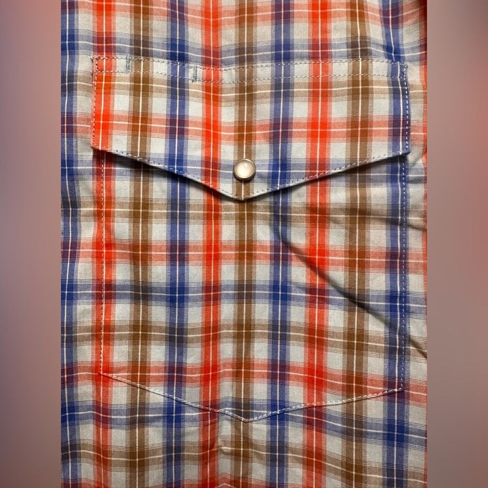 Men’s Wrangler Performance Snap Long Sleeve Plaid Shirt. Size 2XL - Picture 4 of 8